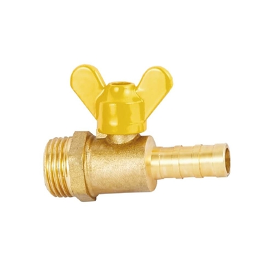 1/2&quot;3/4&quot;1&quot;goede kwaliteit Messing Butterfly Handle gas kleppe industriële