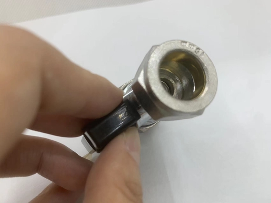 Hoogdruk NPT-klep Messing olie gas 1/2 inch Vrouwelijke draad gesmeed Messing gas balk klep
