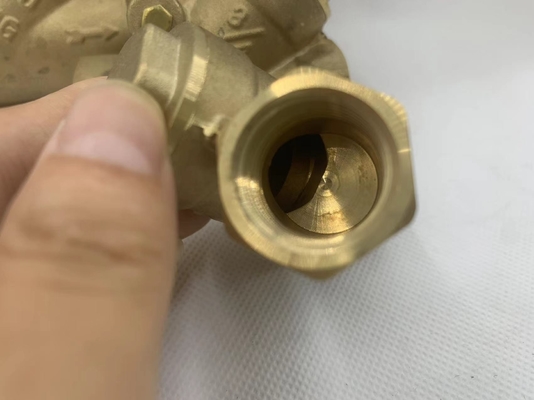 Vernield messing hoge druk duursame buis mexico type Y strainer afvoer globe klep voor water