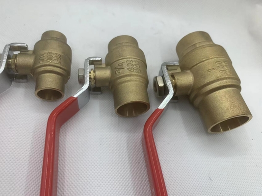 Mexico warm verkoop 1/2 Inch gas Vrouwelijk Gegooid Gegooid Messing Volledig gelast kogelventil