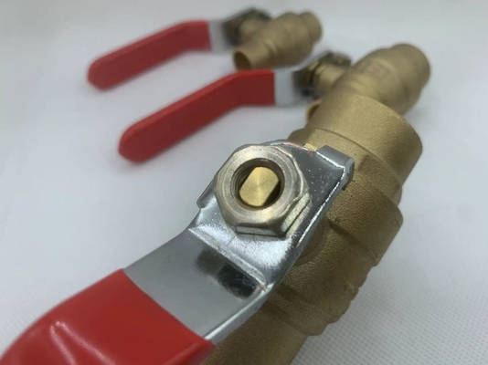 Mexico warm verkoop 1/2 Inch gas Vrouwelijk Gegooid Gegooid Messing Volledig gelast kogelventil
