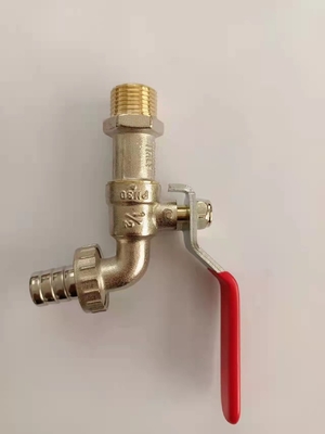 Verchroomde Wasmachine messing waterkraan