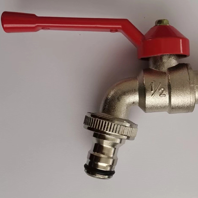 Verchroomde Wasmachine messing waterkraan