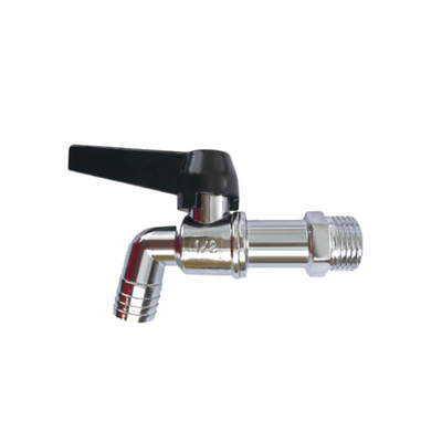 HTL OEM BRASS BALL BIBCOCK TAP met geplatte NICKEL kraan