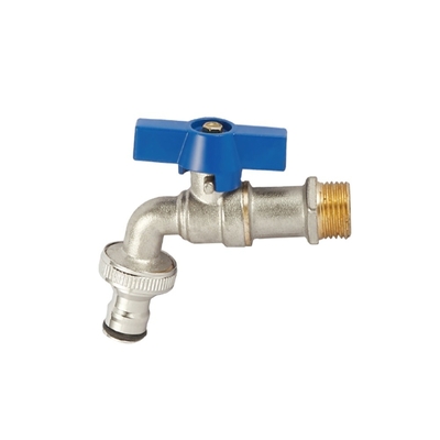 China fabriek slang gesmeed 1/2'messing tuin mixer kraan met plastic handvat