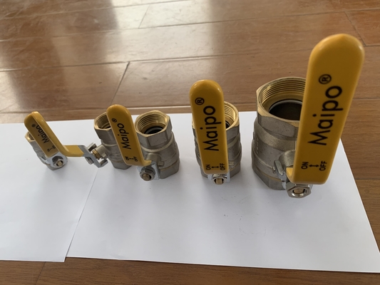 Antiwear Antilekkage van 1/2 3/4 van de de Kogelklep Volledige Haven van het 1 Duimgas het Gasklep