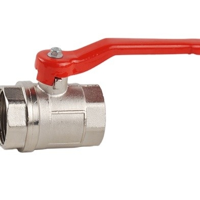 OEM ODM van de het Warme waterKogelklep van het Aluminiumhandvat het Messings Afsluitbare Klep