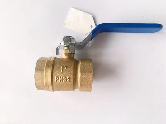 Kogelklep van de het MessingsKogelklep Pn30 van Rohs de Normale Temperatuur 1-1/4