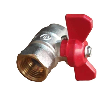 1/2inch van het de Kogelklepkoper van het vlinderhandvat de Kogelklep Dn15-Dn50 voor Gas
