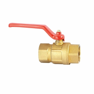 OEM ODM OBM 1/2 Duim - Normale Temperatuur van de 4 Duim de Messing Ingepaste Kogelklep