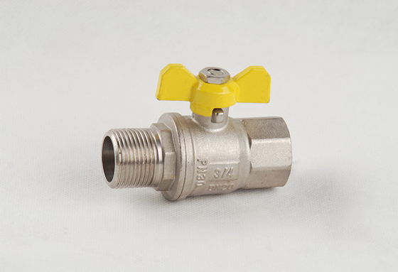 OEM ODM OBM 1/2 Duim - Normale Temperatuur van de 4 Duim de Messing Ingepaste Kogelklep