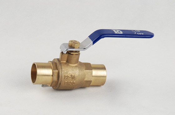 OEM ODM OBM 1/2 Duim - Normale Temperatuur van de 4 Duim de Messing Ingepaste Kogelklep