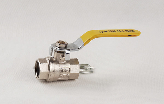 OEM ODM OBM 1/2 Duim - Normale Temperatuur van de 4 Duim de Messing Ingepaste Kogelklep