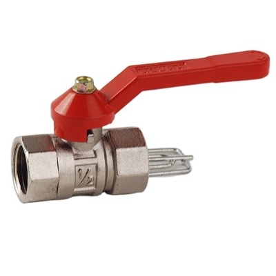 Interne van het het Messingsgas van Draad Populaire Handvatten Kogelklep 14mm Havengrootte