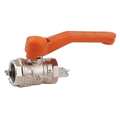 Interne van het het Messingsgas van Draad Populaire Handvatten Kogelklep 14mm Havengrootte