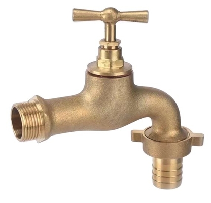 1/2 &quot; X 3/4“ de Lange Tapkraan van het de Klepwater van Bibcock van het Draadmessing voor Bassin
