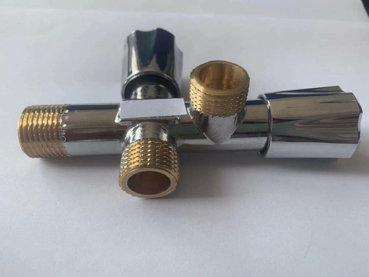 Moderne van het het Handvatmessing van de Zinklegering de Hoekklep 12 Bar Werkdruk