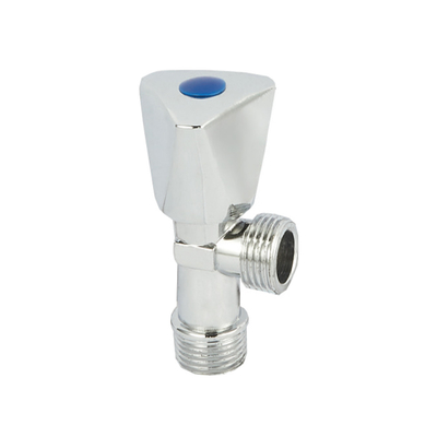 Van het het Koude Water1/2inch Messing van de badkamersmontage de Hoekklep Geplateerd Chrome