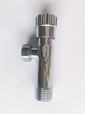Van het het Koude Water1/2inch Messing van de badkamersmontage de Hoekklep Geplateerd Chrome