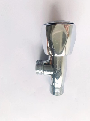 Van het het Koude Water1/2inch Messing van de badkamersmontage de Hoekklep Geplateerd Chrome