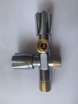 1/2Inch verchroomde van het de Sluitkleptoilet van de Gootsteenhoek de Hoekklep