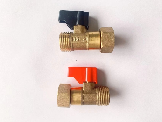 De handoem 1/2inch Klep van de Messingshoek met het Handvat van de Zinklegering