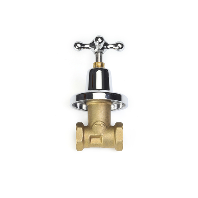 OEM van het chroomplateren Sluitklep 1/2inch van het Bal de Hete Rechte Messing