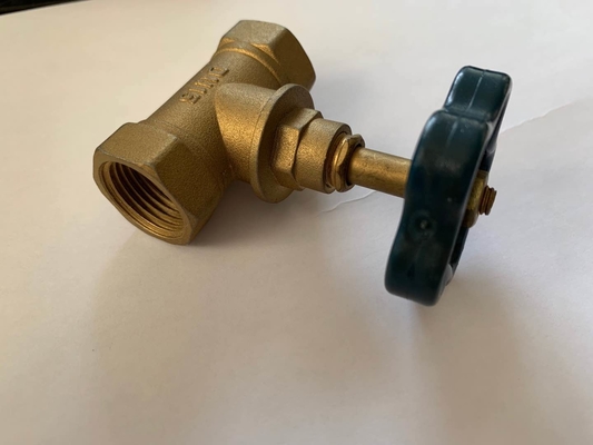 1/2“ X 3/8“ 1/4 Ingepaste de HoekSluitklep dn20-NPT van het Draaimessing