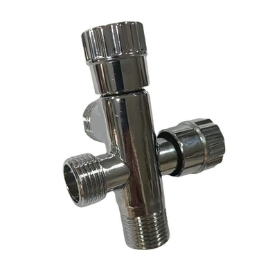 Hete verkopende van het het Koude Water1/2inch Messing van de badkamersmontage de Hoekklep Geplateerd Chrome