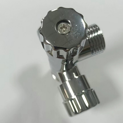 Hete verkopende van het het Koude Water1/2inch Messing van de badkamersmontage de Hoekklep Geplateerd Chrome