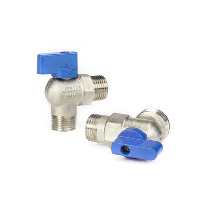 Vrouwelijke opklimmende gegraven messing hoek klep 1/2 inch grootte