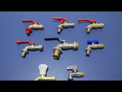 1/2 3/4 van de de Slangslab van de Duimtuin van de het Messingsslang Tapkraan Plastic Handvat